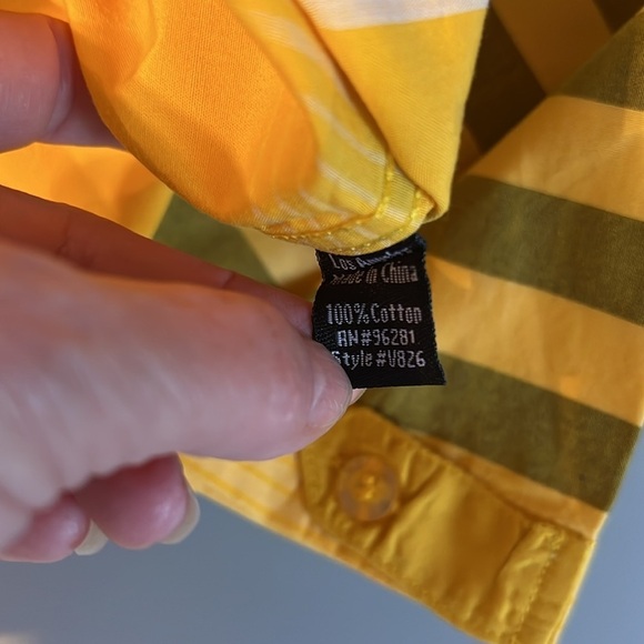 Veno Clothing Cotton Striped Button Shirt 2XL - Picture 8 of 8